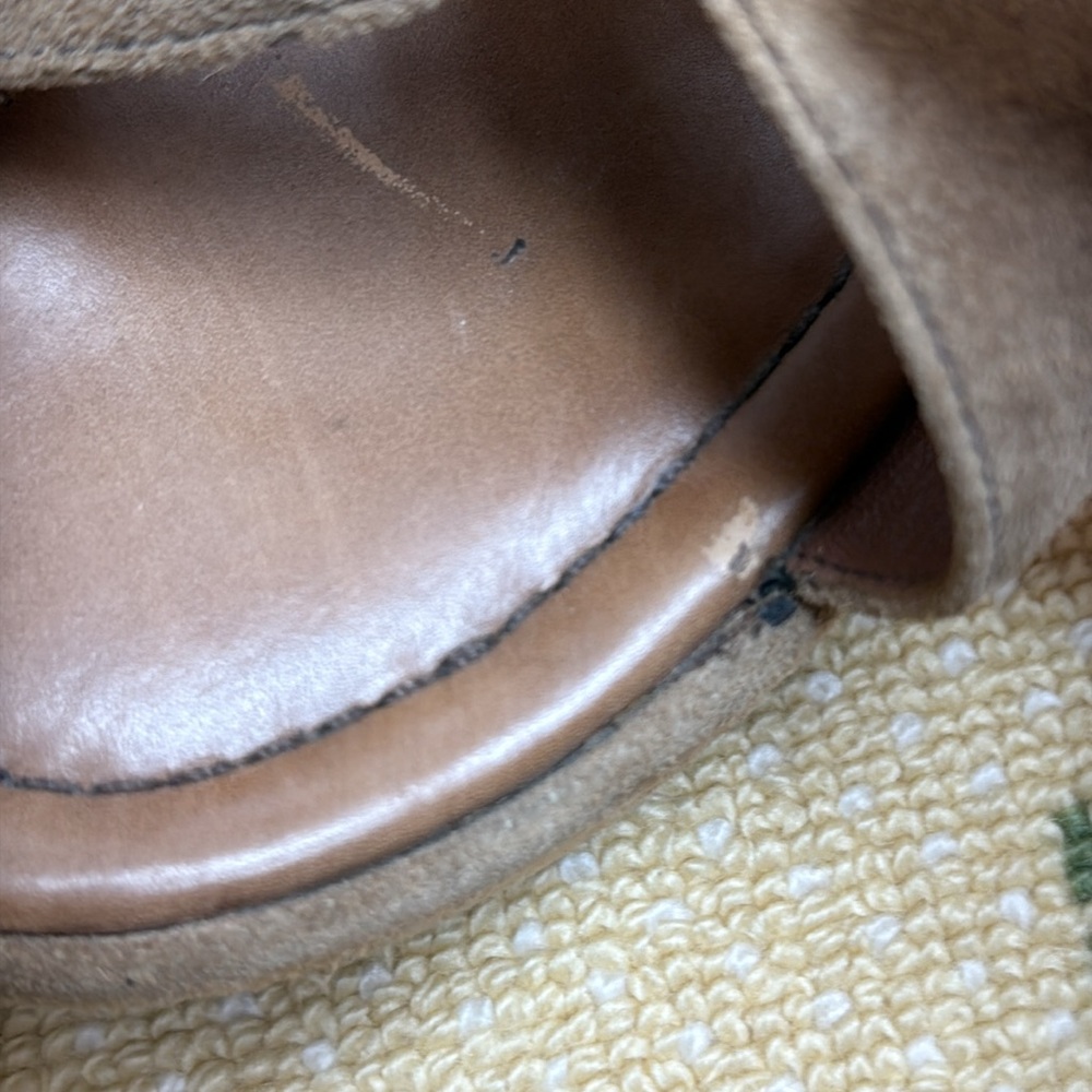 Prada vintage suede brown platform sandals with fish motif 40 - Picture 10 of 12
